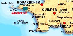 Hier befindet sich das Bretagne Ferienhaus. Sie sind nur einen Mausklick von der gro�en Karte entfernt!