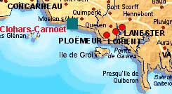 Hier befindet sich das Bretagne Ferienhaus. Sie sind nur einen Mausklick von der gro�en Karte entfernt!