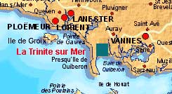 Hier befindet sich das Bretagne Ferienhaus. Sie sind nur einen Mausklick von der gro�en Karte entfernt!
