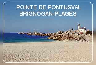 POINTE DE PONTUSVAL 
BRIGNOGAN-PLAGES