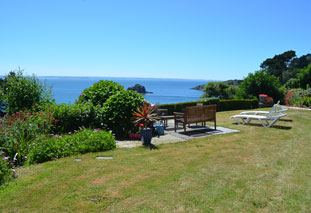 Ferienhaus Bretagne mit Meerblick in Trébeurden- Côtes d´Armor