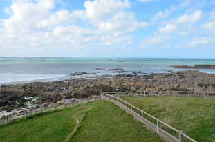 Ferienhaus in Plouescat - Aussicht