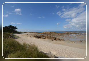 Strand in Landrellec  - Ferienhäuser in der Bretagne 