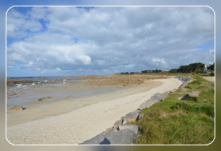 Strand in Landrellec - Ferienhäuser in der Bretagne 
