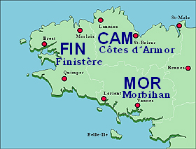 Ferienh�user in der Bretagne. Sie sind nur einen Mausklick von der gro�en Karte entfernt!