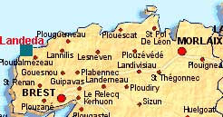Hier befindet sich das Bretagne Ferienhaus. Sie sind nur einen Mausklick von der großen Karte entfernt!