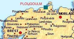 Hier befindet sich das Bretagne Ferienhaus. Sie sind nur einen Mausklick von der großen Karte entfernt!