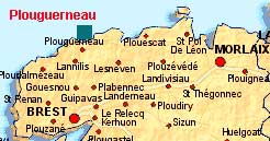 Hier befindet sich das Bretagne Ferienhaus. Sie sind nur einen Mausklick von der großen Karte entfernt!