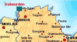 Hier befindet sich das Bretagne Ferienhaus. Sie sind nur einen Mausklick von der großen Karte entfernt!